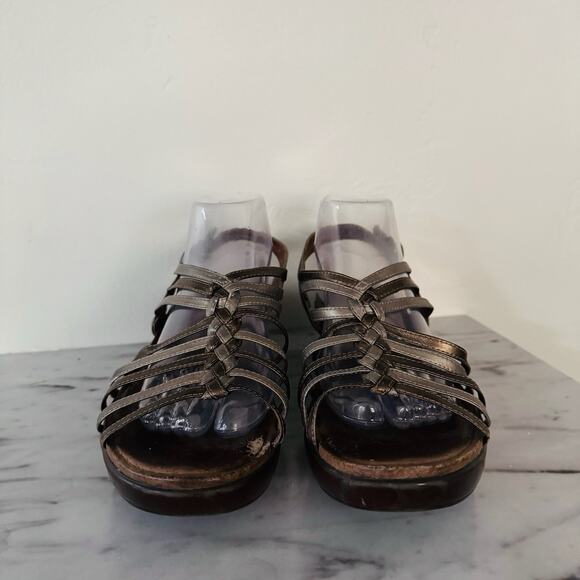 Dansko Dana Metallic Brown Strappy Sandals Women’s Size 9.5 - Picture 2 of 10
